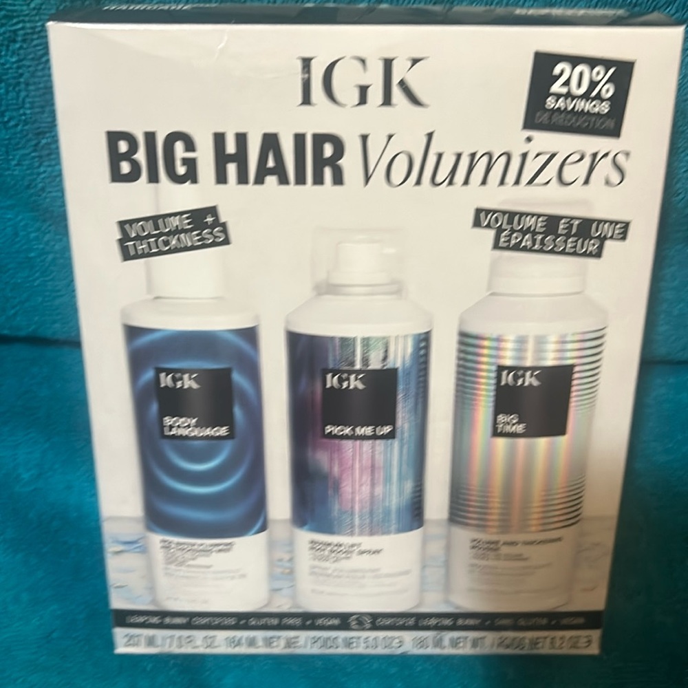 IGK big hair volumizers set